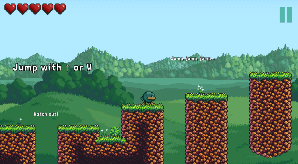 MastraLand Screenshot - Jumping platforms